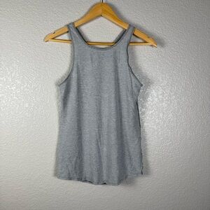 Lululemon Open Back Gray Tank Top